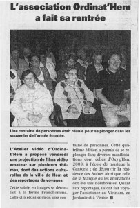 Lire la suite à propos de l’article La Voix du Nord 19.09.2008