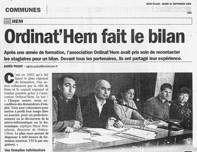 Lire la suite à propos de l’article Nord Eclair 23.09.2008