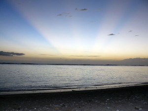 Coucher de soleil réunionais