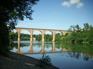 Reflet du Pont sur le Tarn