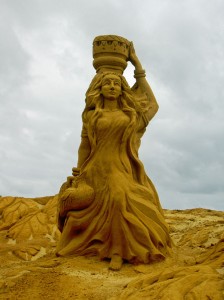 Sculpture de sable au Touquet