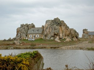 Site du goufre à Plougrescant