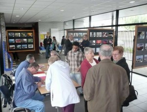 11 panneaux d'exposition dans le hall d'ordinathem