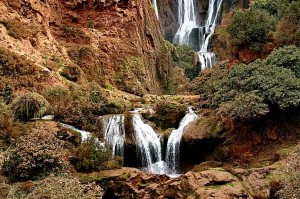 Les chutes d'Ouzoud au Maroc