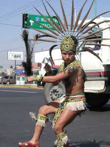Indien dans la ville au Mexique