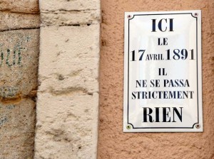 Plaque de rue