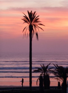 Coucher de soleil à Agadir
