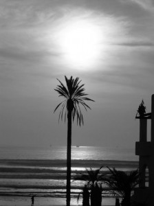 Coucher de soleil à Agadir