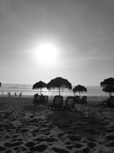 La plage d'Agadir