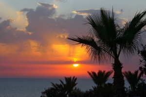 Coucher de soleil à Chypre